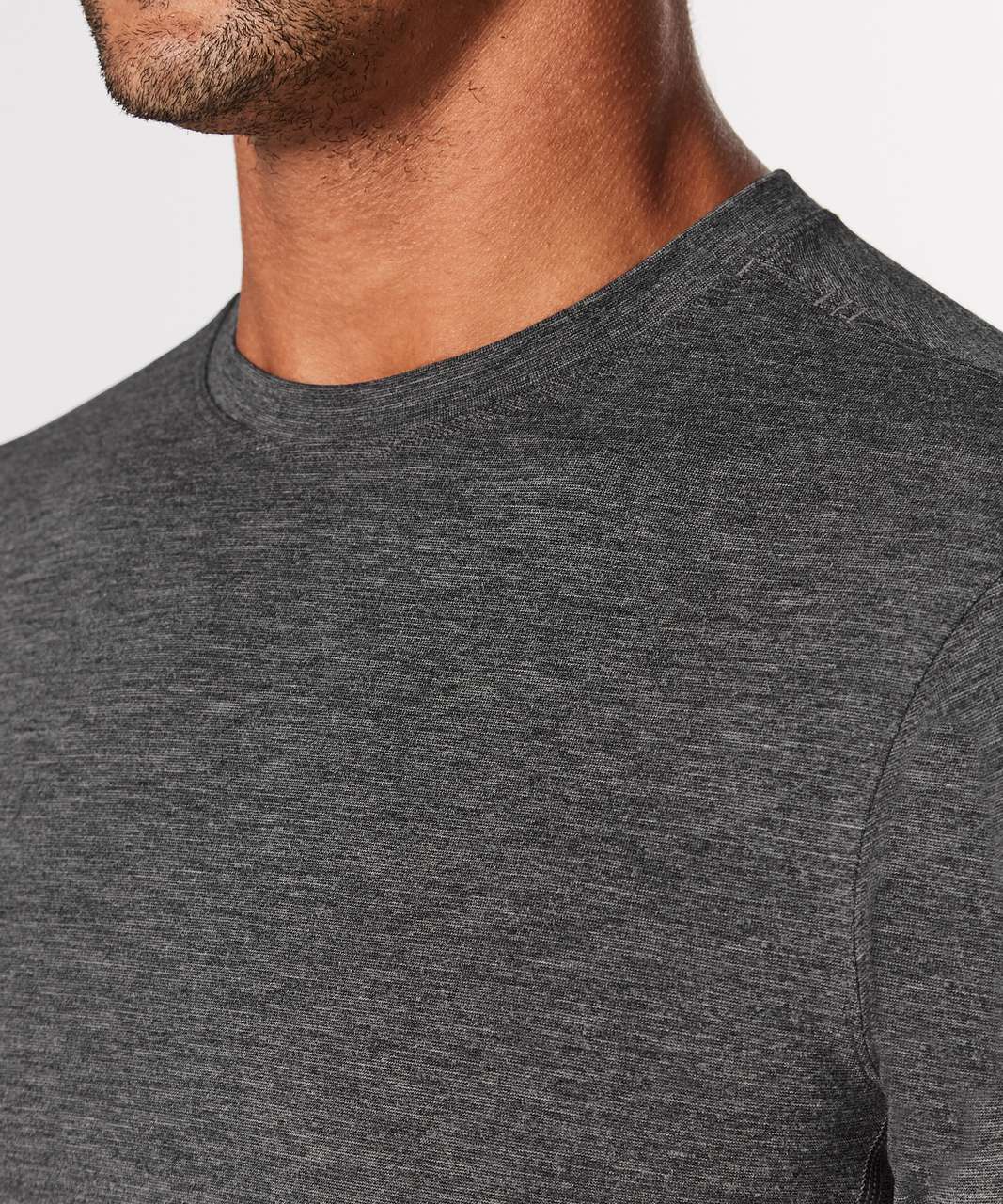 Lululemon Bodhi Short Sleeve Hoodie - Heathered Medium Grey / Slate - lulu  fanatics