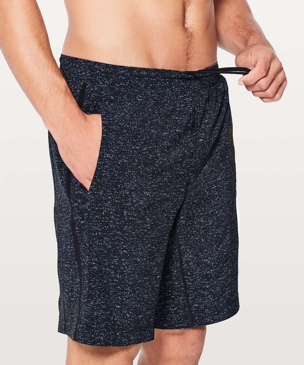 Lululemon Pace Breaker Short 9" - Mix Match Asphalt Grey Black