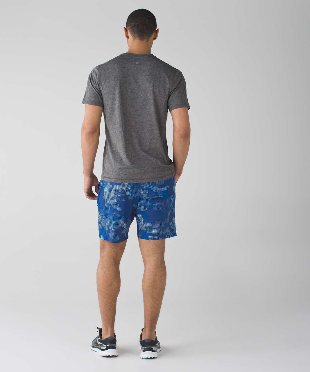 Lululemon T.H.E. Short *Luxtreme Liner 9" - Big Pebble Camo Dark Cobalt Sea Mist