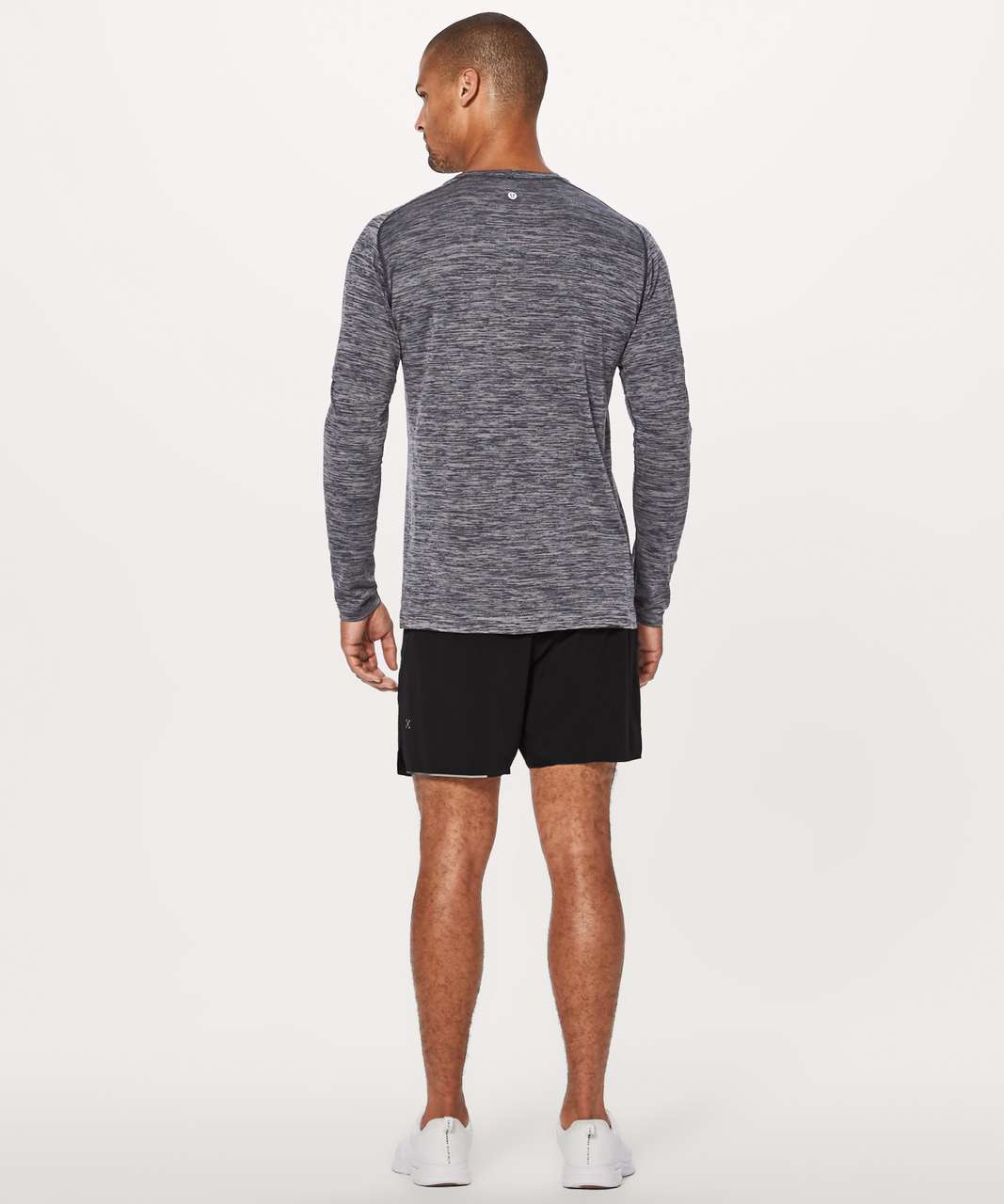 Lululemon Metal Vent Tech Long Sleeve *Wool - Black / White