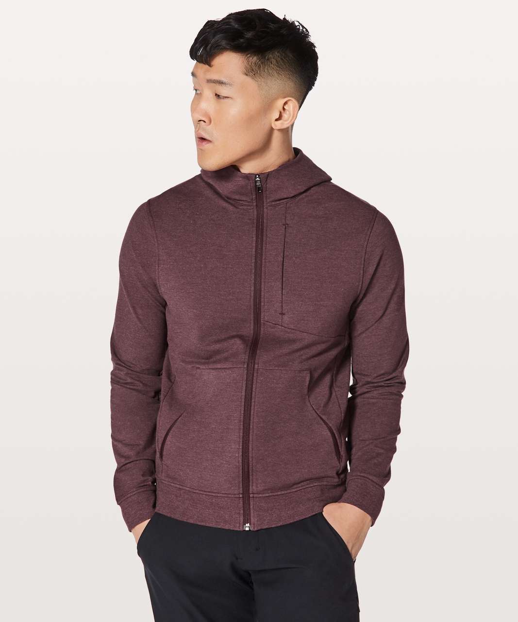 Lululemon City Sweat Zip Hoodie - Heathered Cassis