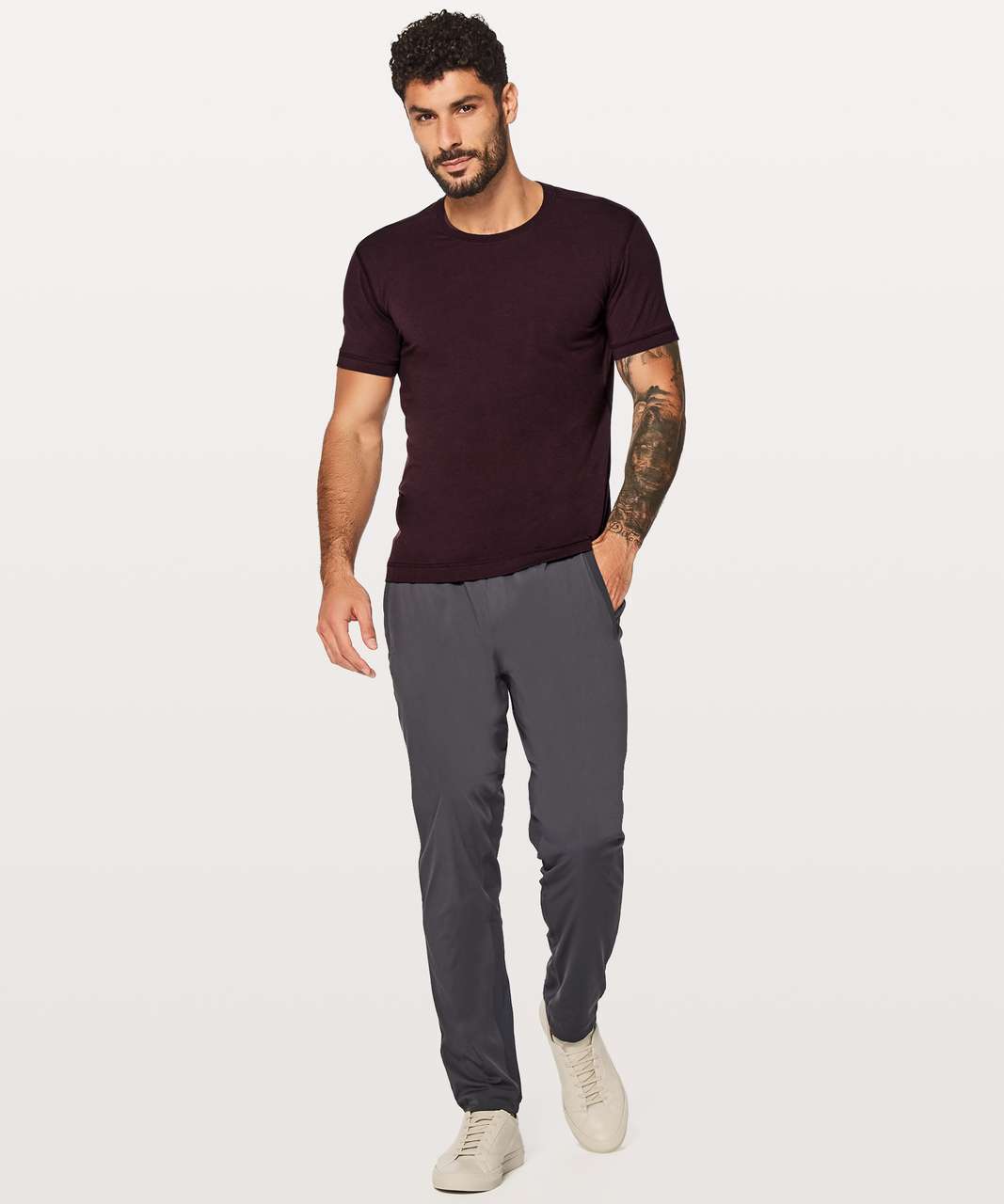 Lululemon 5 Year Basic Tee - Black Cherry