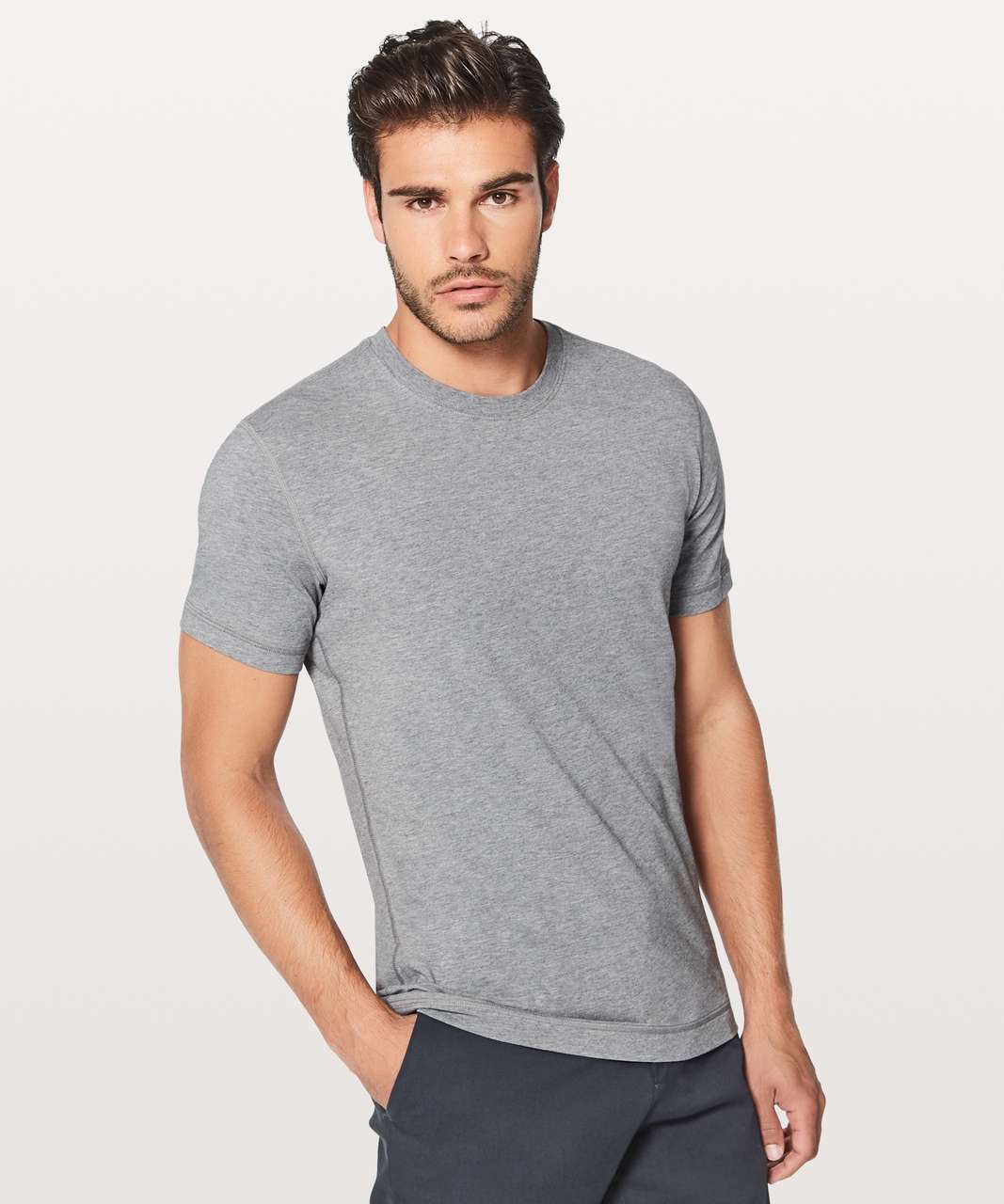 Lululemon 5 Year Basic Tee - Heathered Core Medium Grey