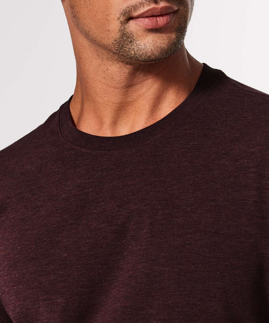 Lululemon 5 Year Basic Tee - Heathered Bordeaux Drama