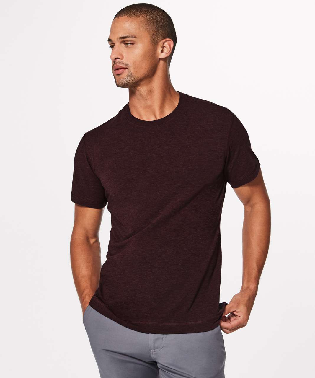 Lululemon 5 Year Basic Tee - Heathered Core Medium Grey - lulu