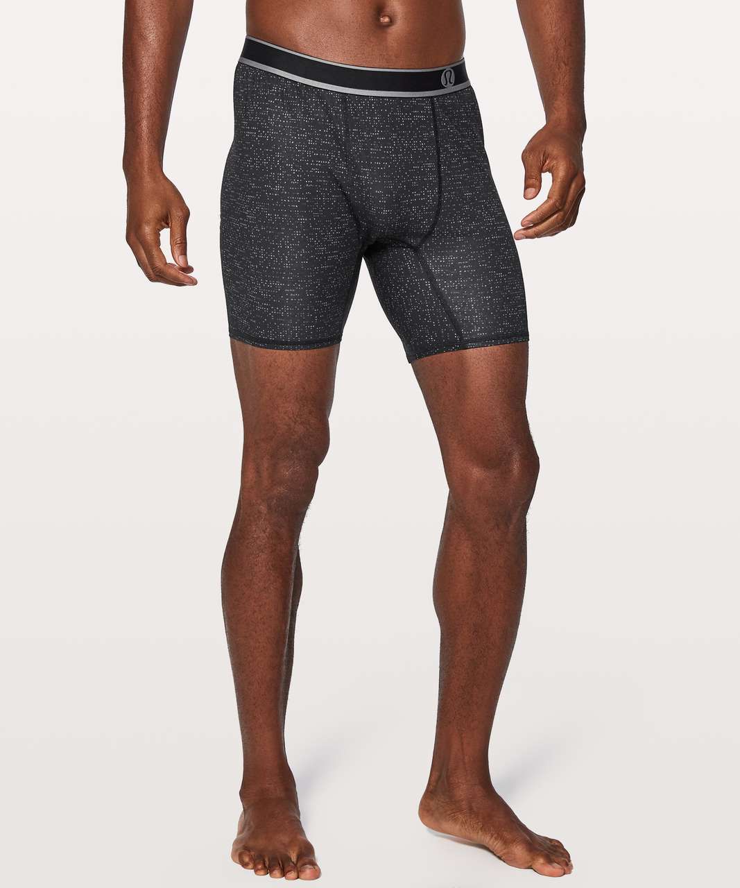 Lululemon Game On Boxer Brief *7.5 - Track Lights Asphalt Grey Black - lulu  fanatics