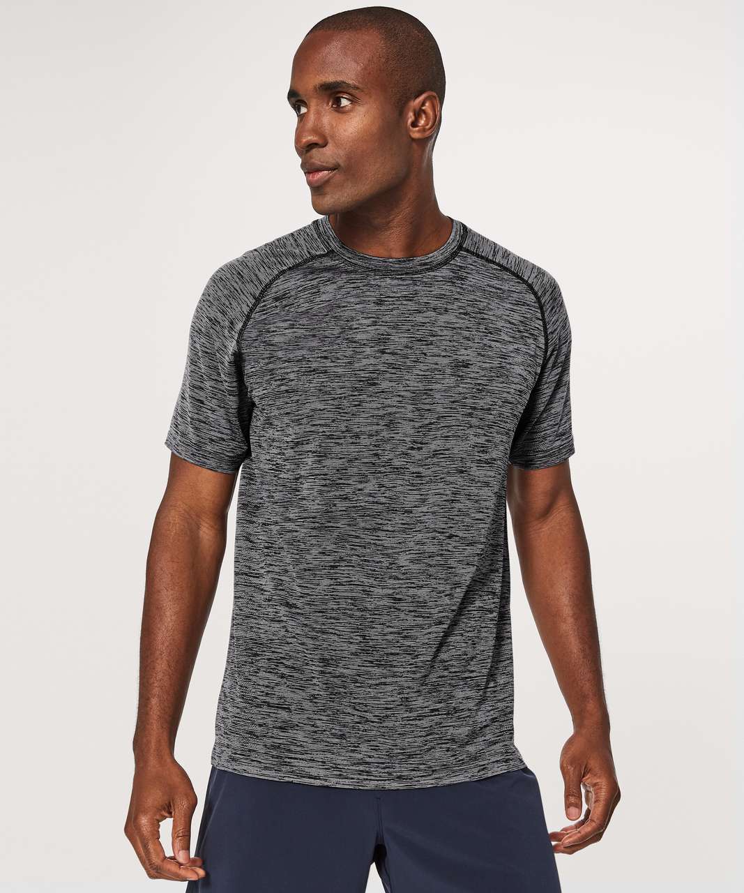 Lululemon Metal Vent Tech Short Sleeve *Wool - Deep Navy / White - lulu ...