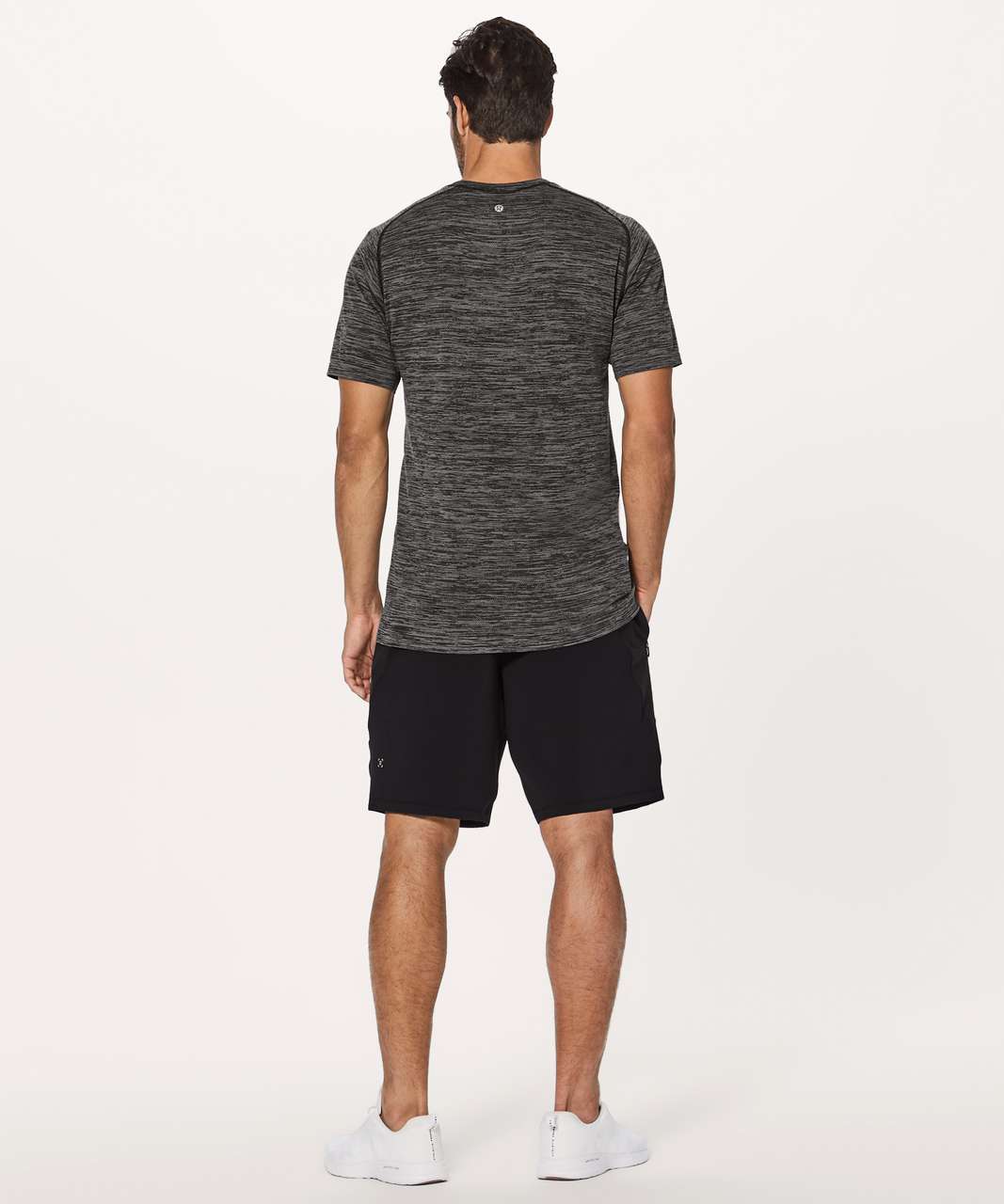 Lululemon Metal Vent Tech Short Sleeve *Wool - Black / White