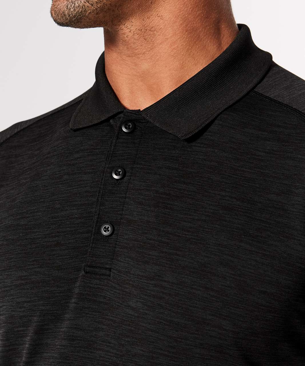 Lululemon Metal Vent Tech Polo - Deep Coal / Black (Second Release)