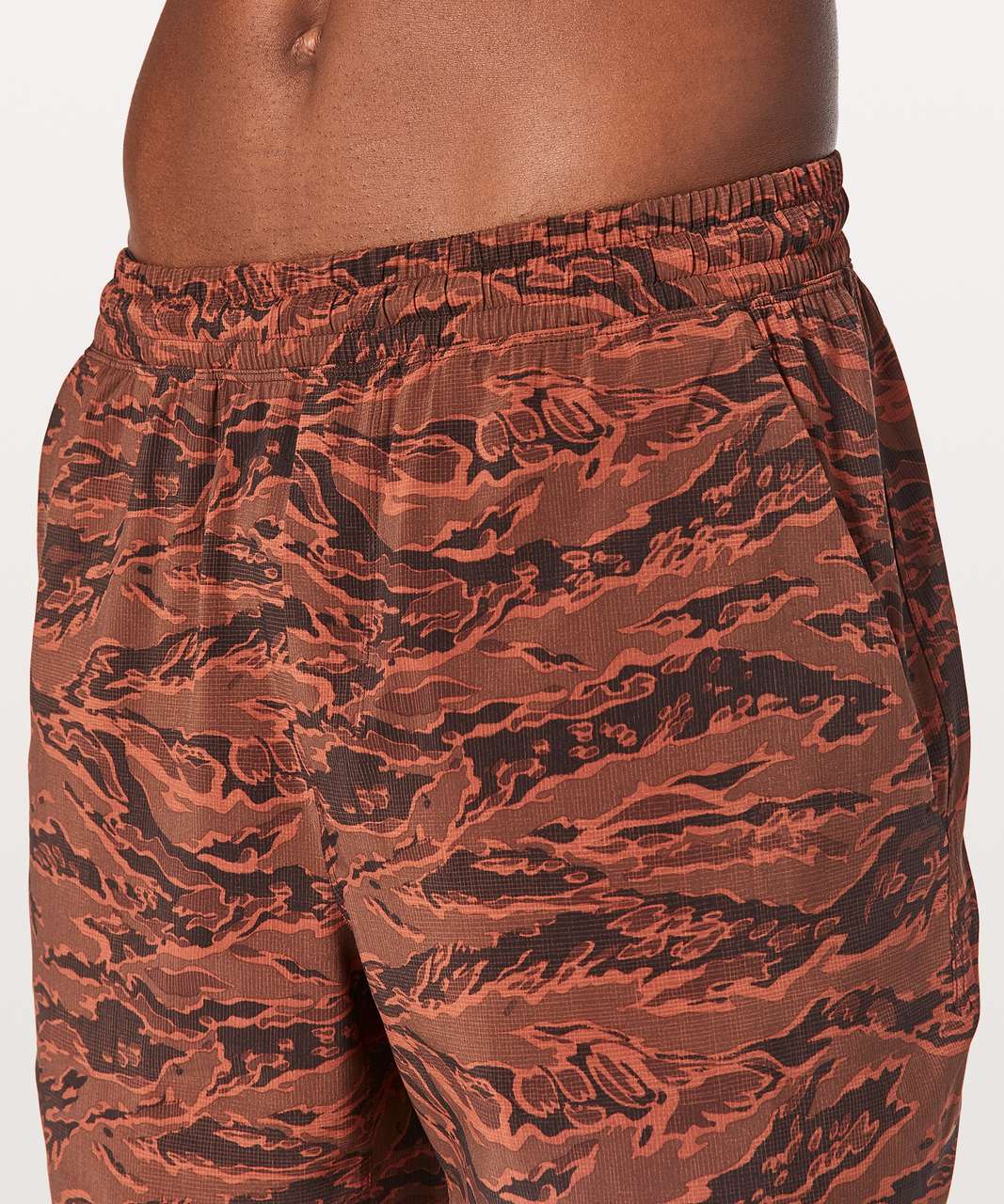 Lululemon Pace Breaker Short 9" *Linerless - Tiger Camo Multi Orange