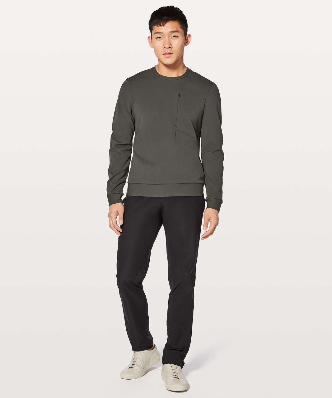 Lululemon Sojourn Long Sleeve Crew - Stoney