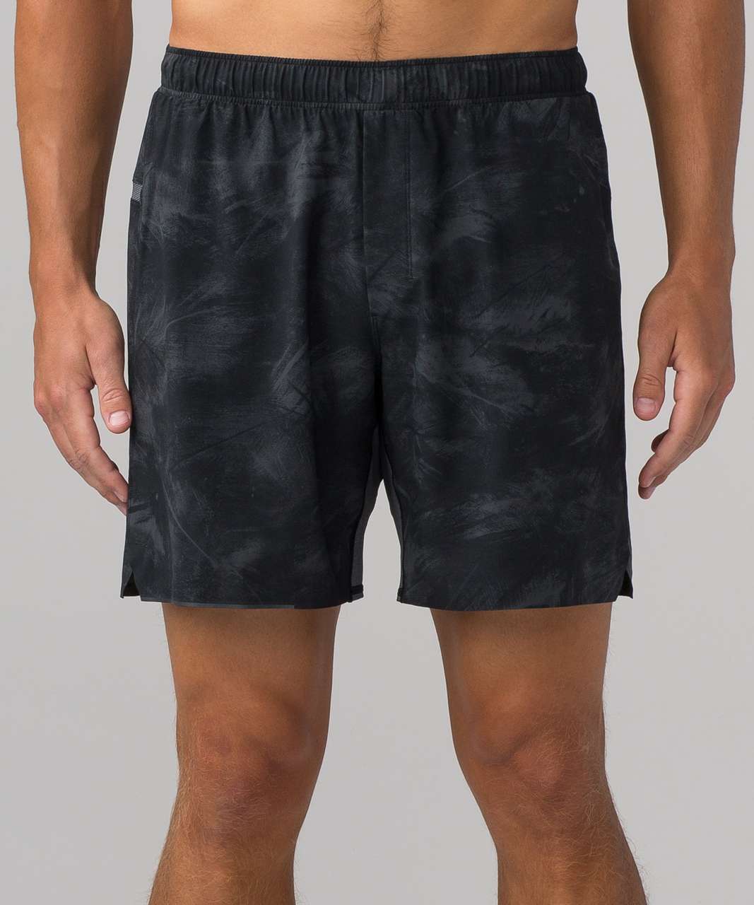 Lululemon Surge Short Linerless 7" - Off Shore Graphite Grey Black