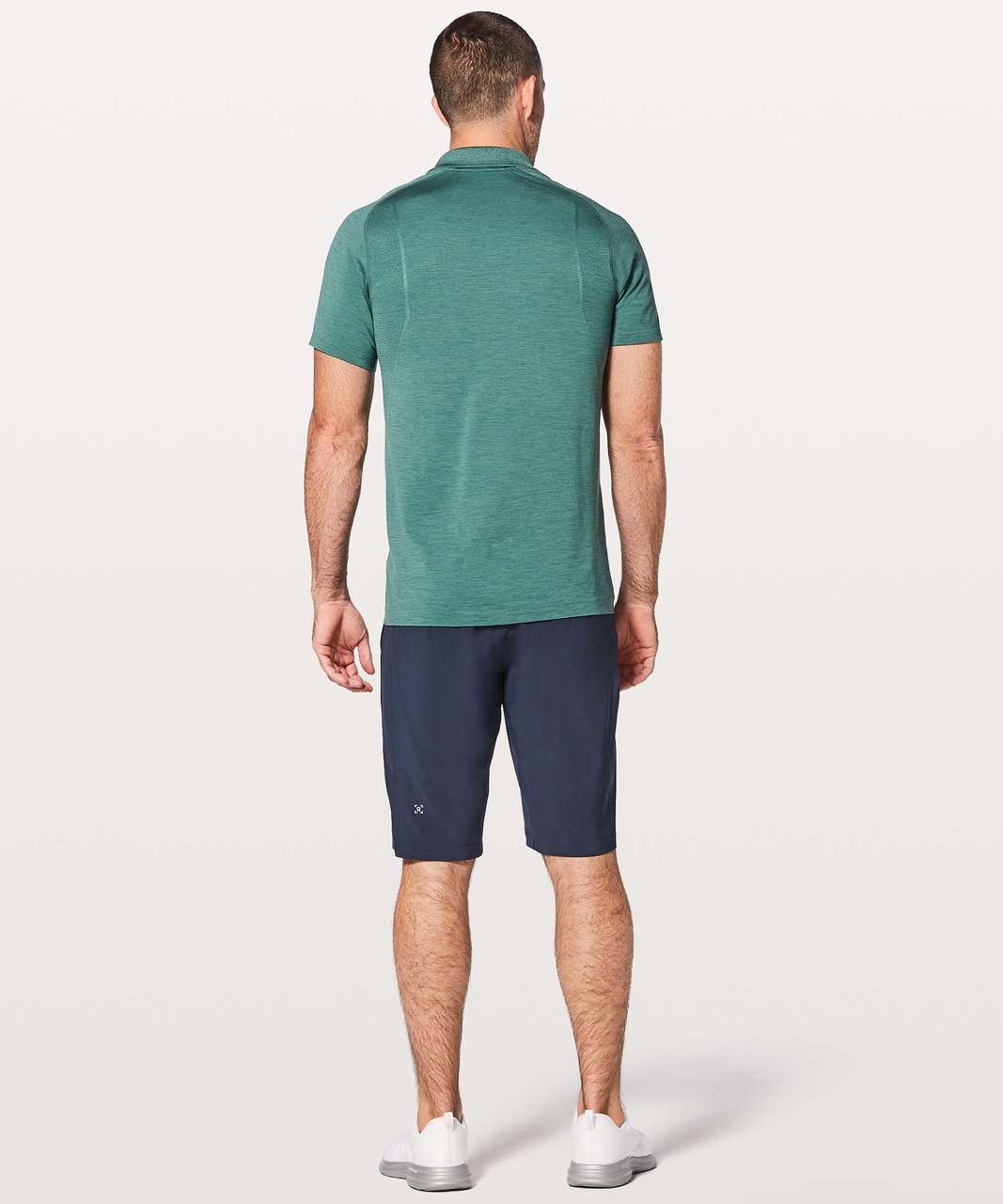 Lululemon Metal Vent Tech Polo - Antigua / Green Smoke