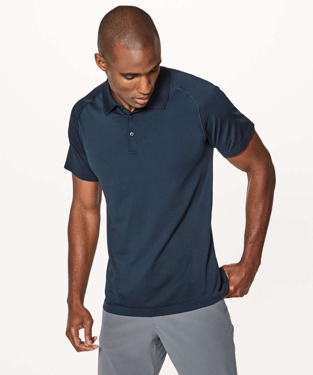 Lululemon Metal Vent Tech Polo - Nautical Navy / Nautical Navy (First Release)