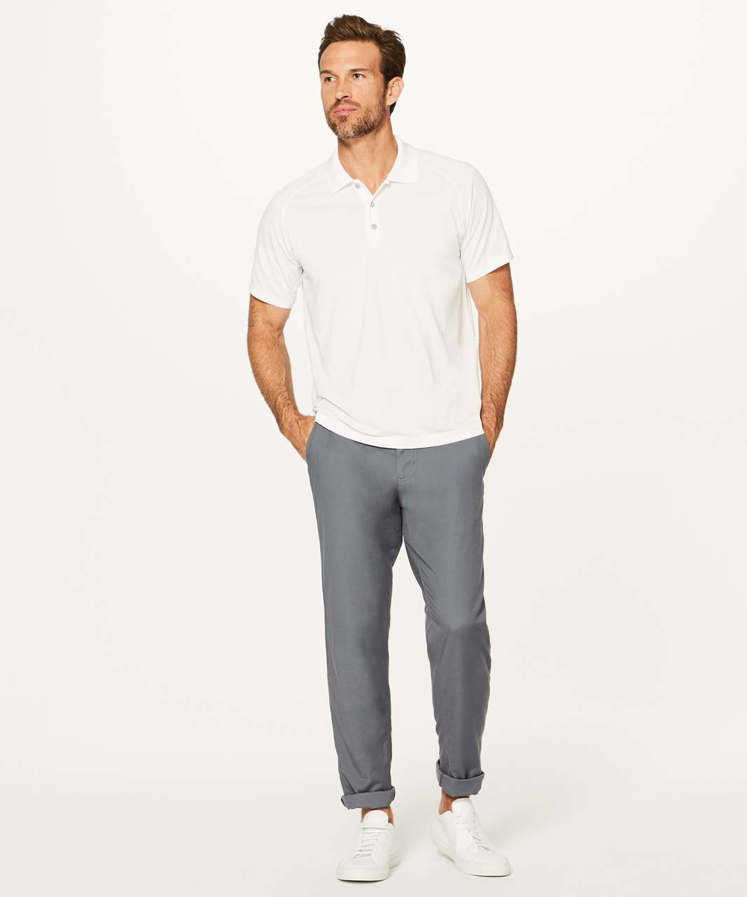 Lululemon Metal Vent Tech Polo - White / White (First Release)