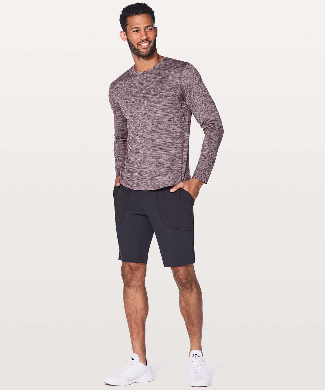 Lululemon Fresh Move Long Sleeve - Black Cherry