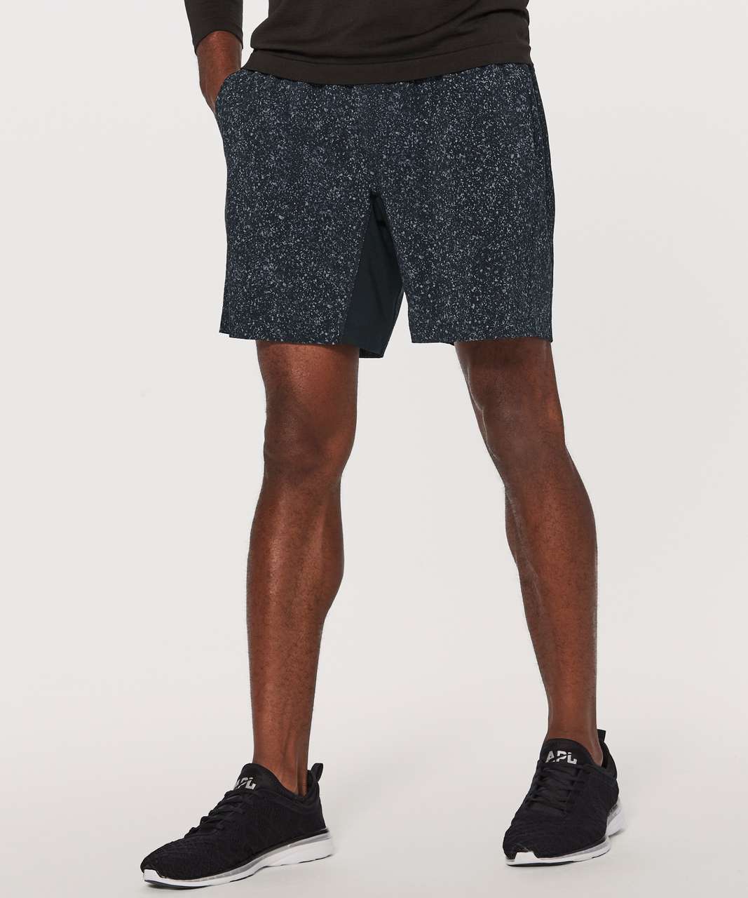 Lululemon T.h.e. Linerless Shorts 7 In Variegated Mesh Camo Max