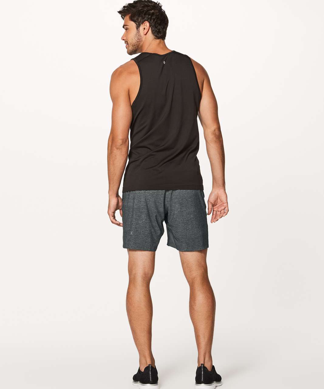 Lululemon T.H.E. Short Linerless 11 Heathered Texture Printed Deep Coal  Medium - AbuMaizar Dental Roots Clinic