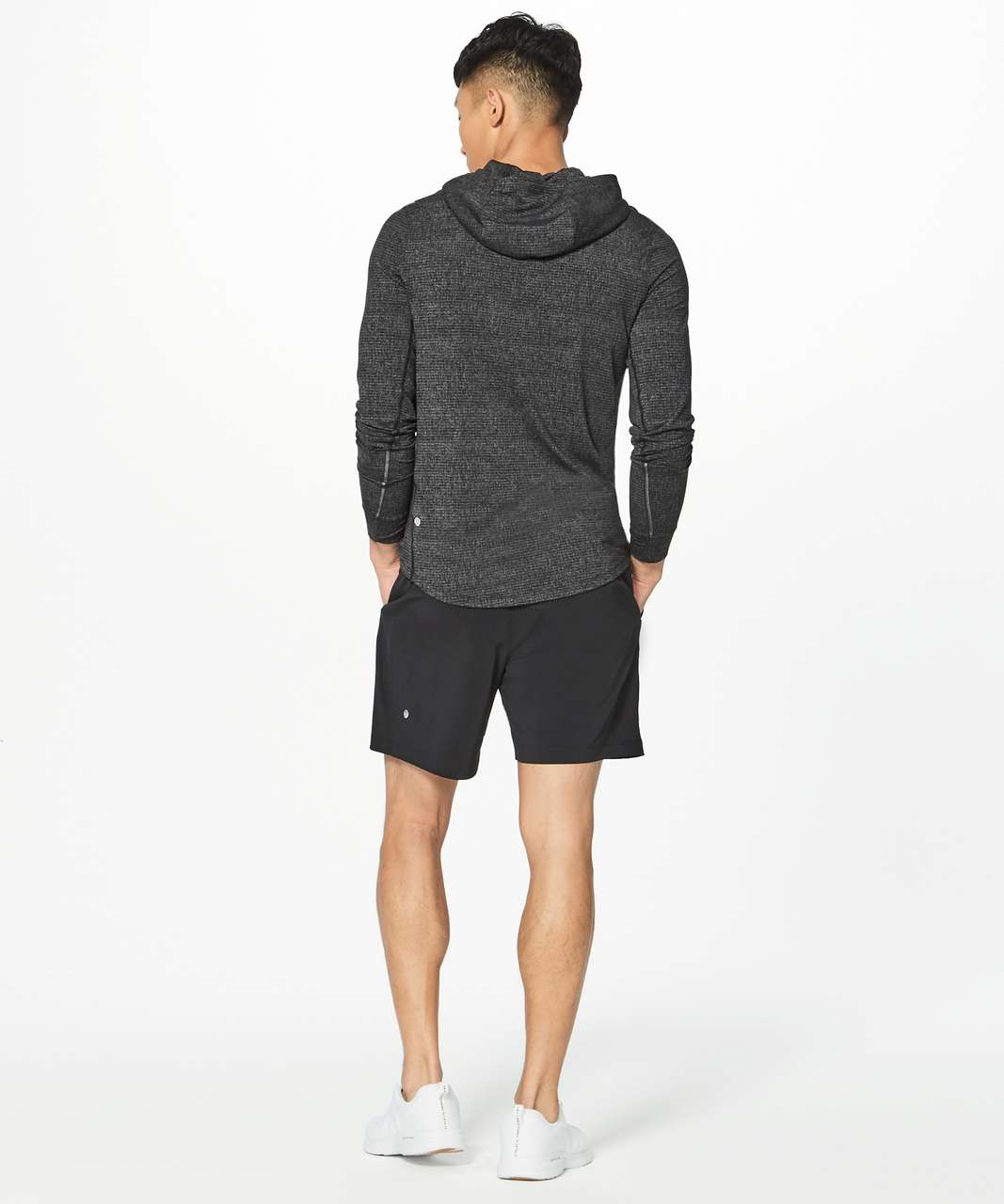 Lululemon The Short 9” Unlined Shorts Mens Heather Black Workout