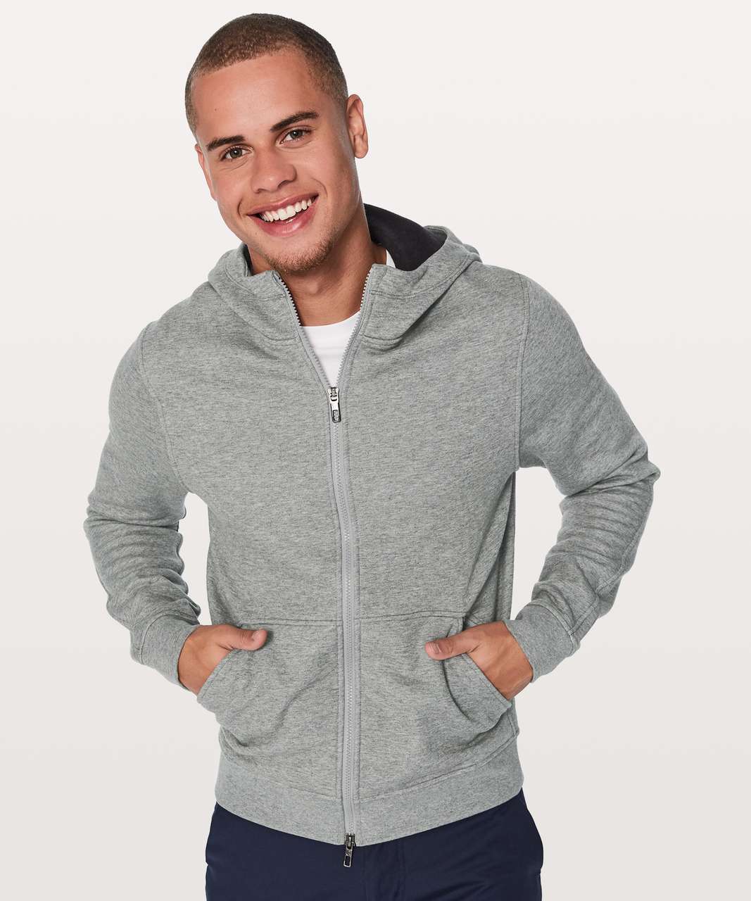 Lululemon Ritual Jacket - Heathered Core Medium Grey - lulu fanatics