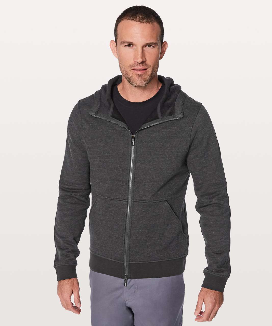 Lululemon Ritual Jacket - Heathered Core Black / Black