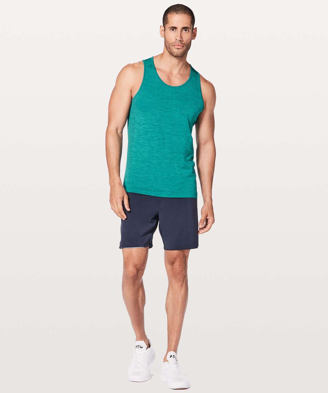 Lululemon Metal Vent Tech Surge Tank - Laguna / Spirit Green