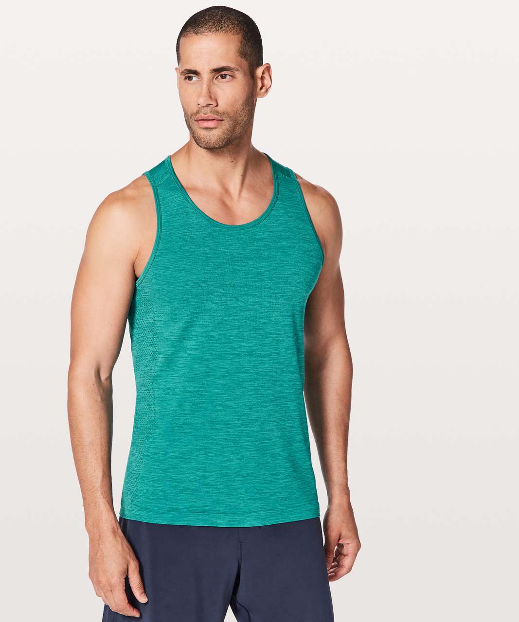 Lululemon Metal Vent Tech Surge Tank - Laguna / Spirit Green