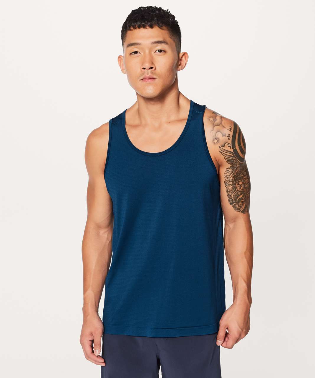 Lululemon Metal Vent Tech Tank - Dark Royal / Dark Royal - lulu fanatics