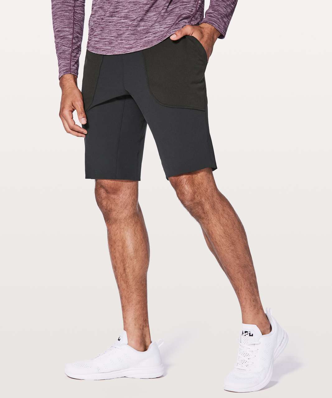 Lululemon LA Sweat Short - Black - lulu fanatics