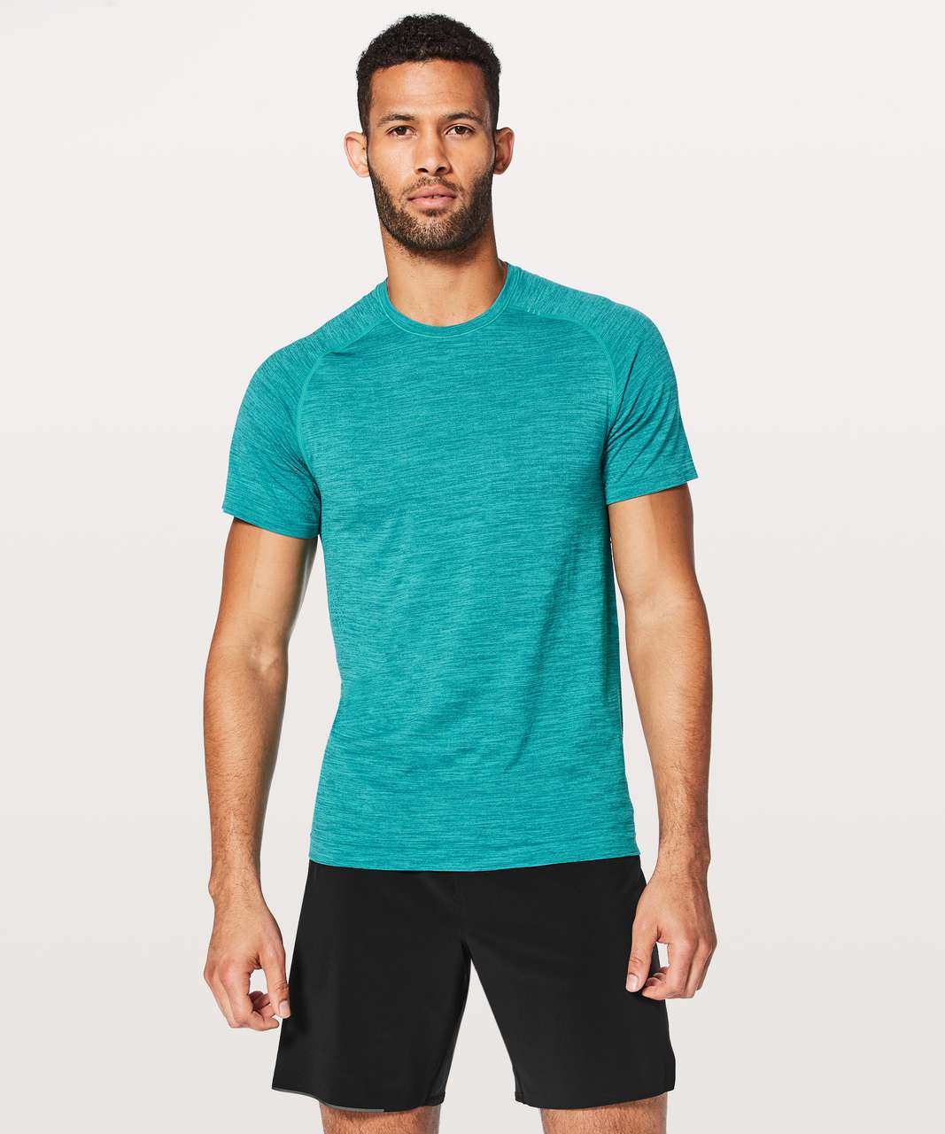 Lululemon Metal Vent Tech Surge Short Sleeve - Laguna / Spirit Green ...