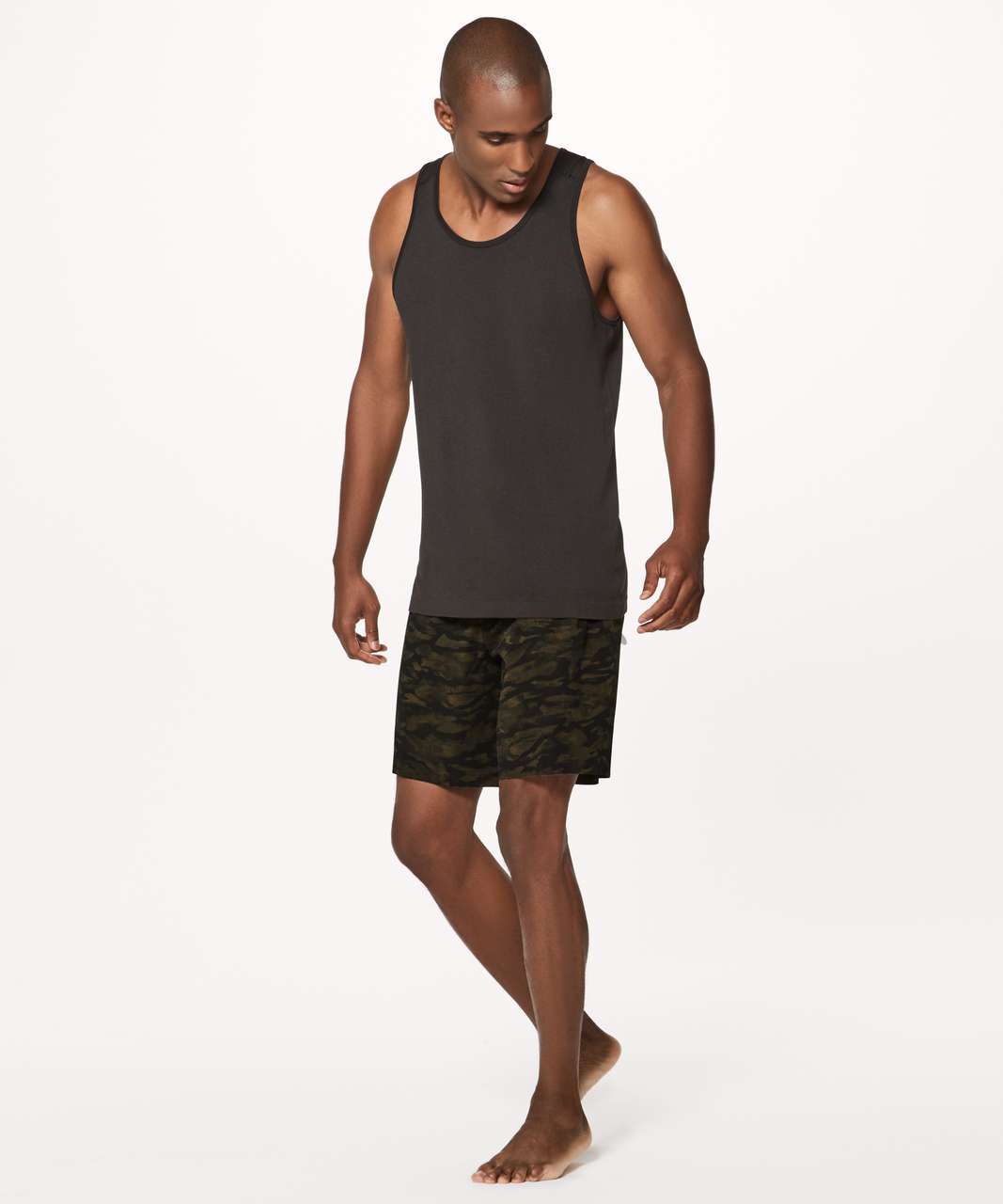 Lululemon Current State Short *9" - Bricollage Military Green Black