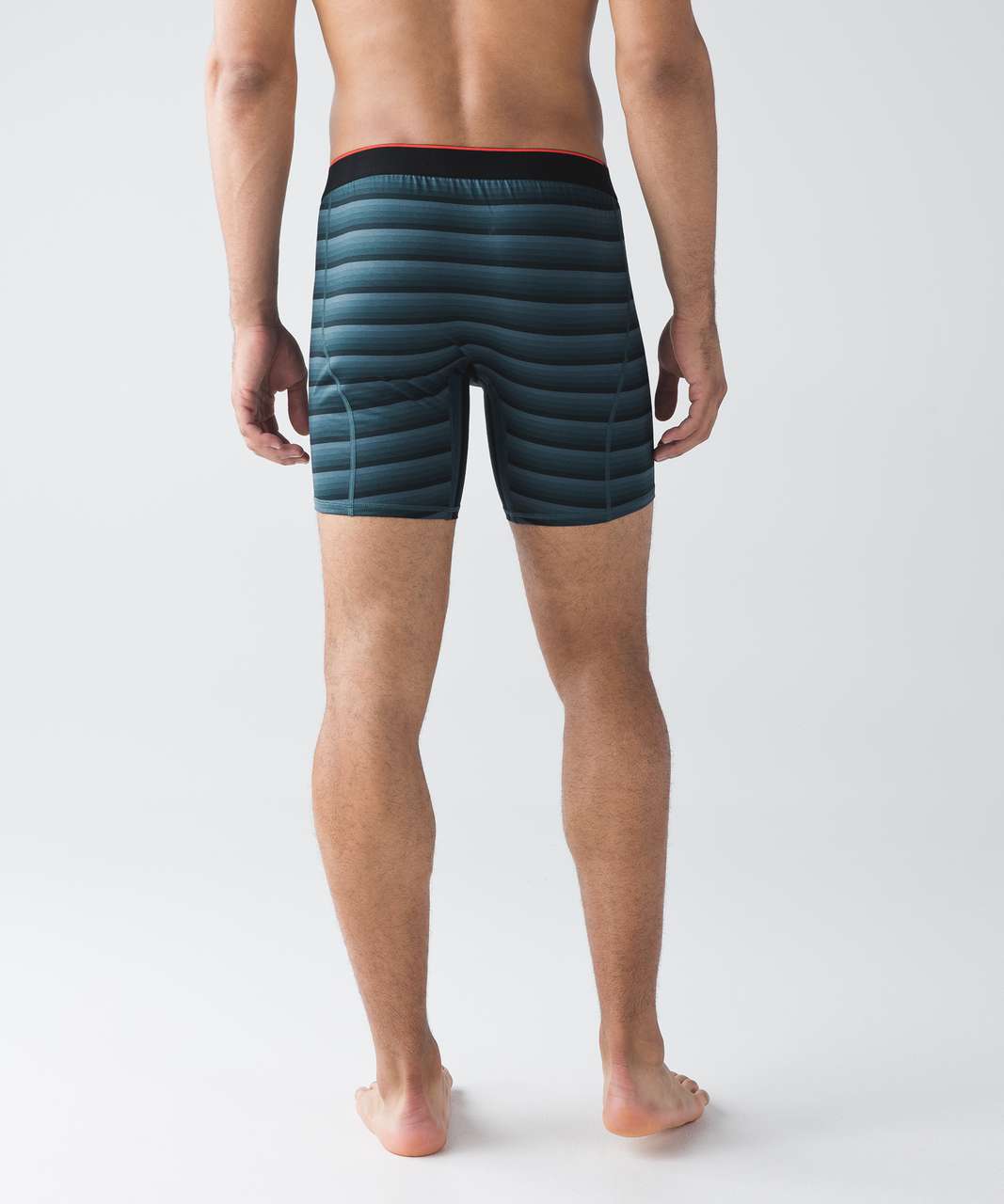 Lululemon No Boxer Boxer (The Long One) *7.5" - Grade Stripe Iron Blue Multi