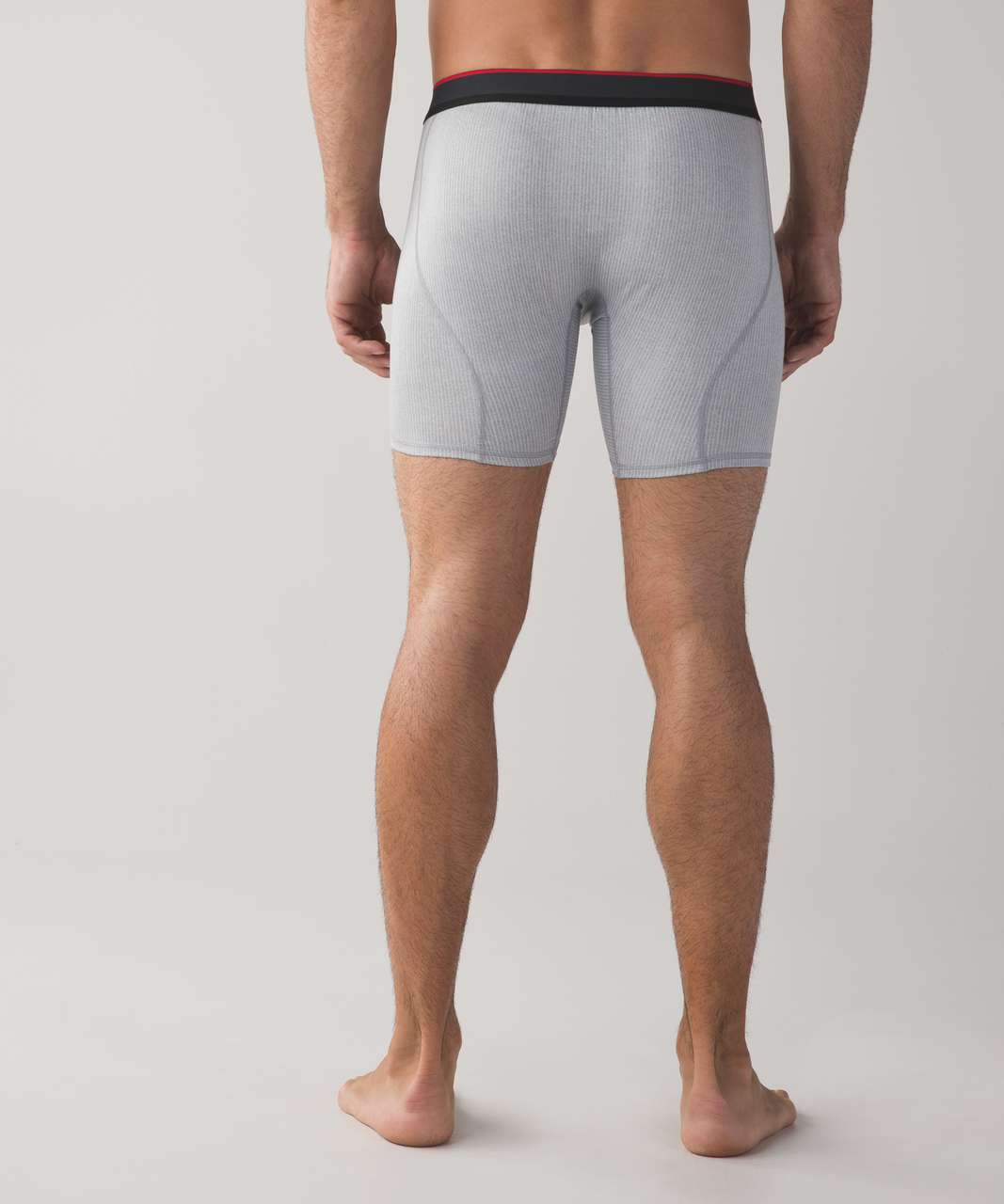 Lululemon No Boxer Boxer (The Long One) *7.5" - Mini Kaiku Herringbone Silver Spoon Greyt