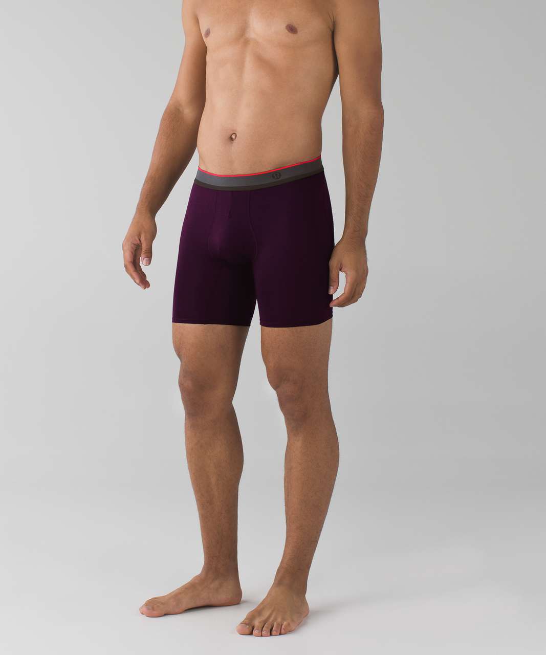 Lululemon No Boxer Boxer (The Long One) *7.5" - Black Cherry