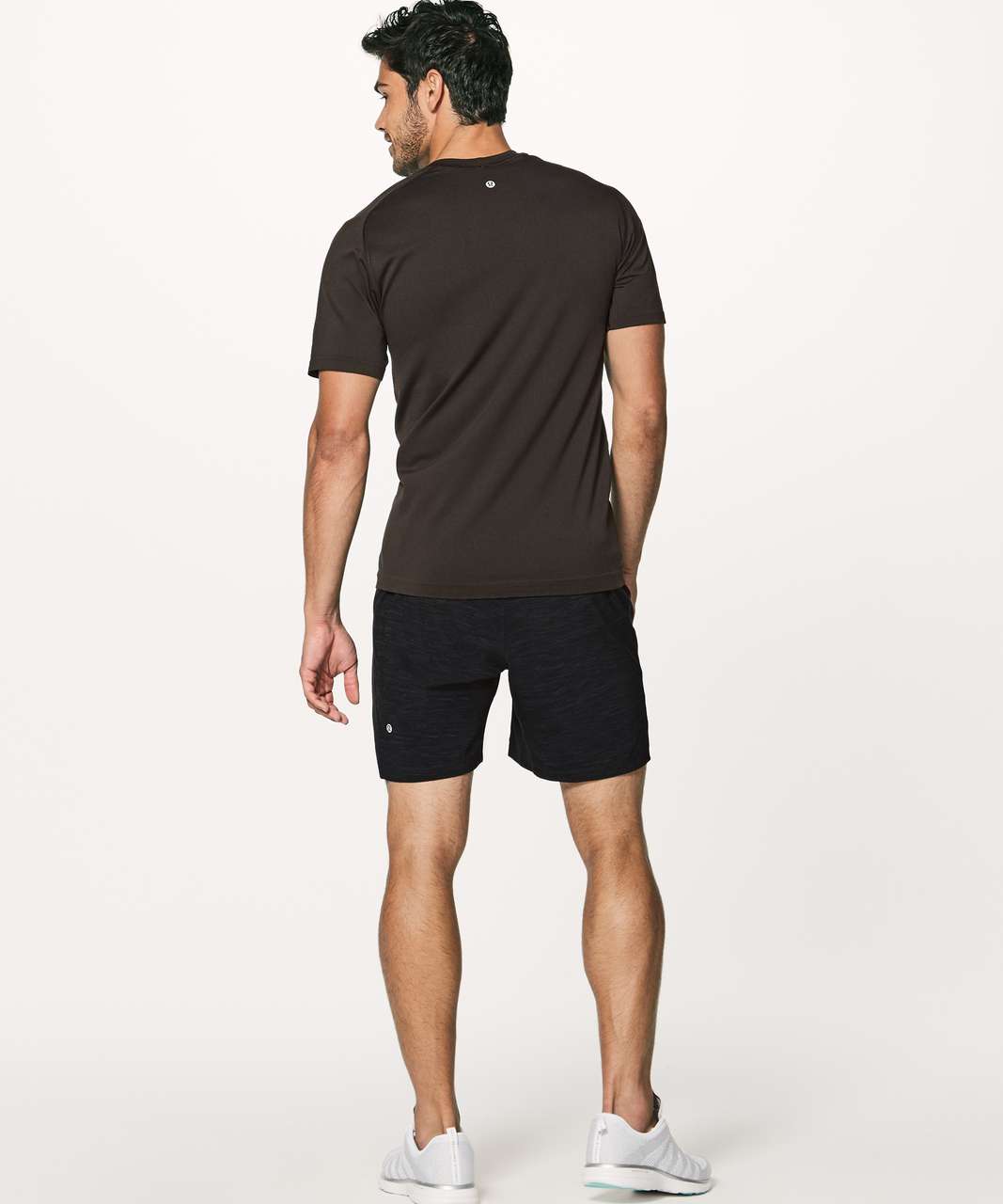 Lululemon T.H.E. Short *Linerless 7" - All Court Texture Deep Coal Black