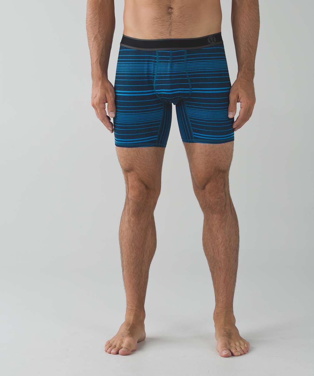 Lululemon No Boxer Boxer (The Long One) *7.5 - Trek Seymour Texture  Cornflower Blue Depth - lulu fanatics