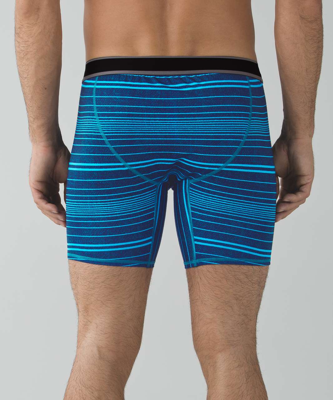 Lululemon No Boxer Boxer (The Long One) *7.5" - Trek Seymour Texture Cornflower Blue Depth