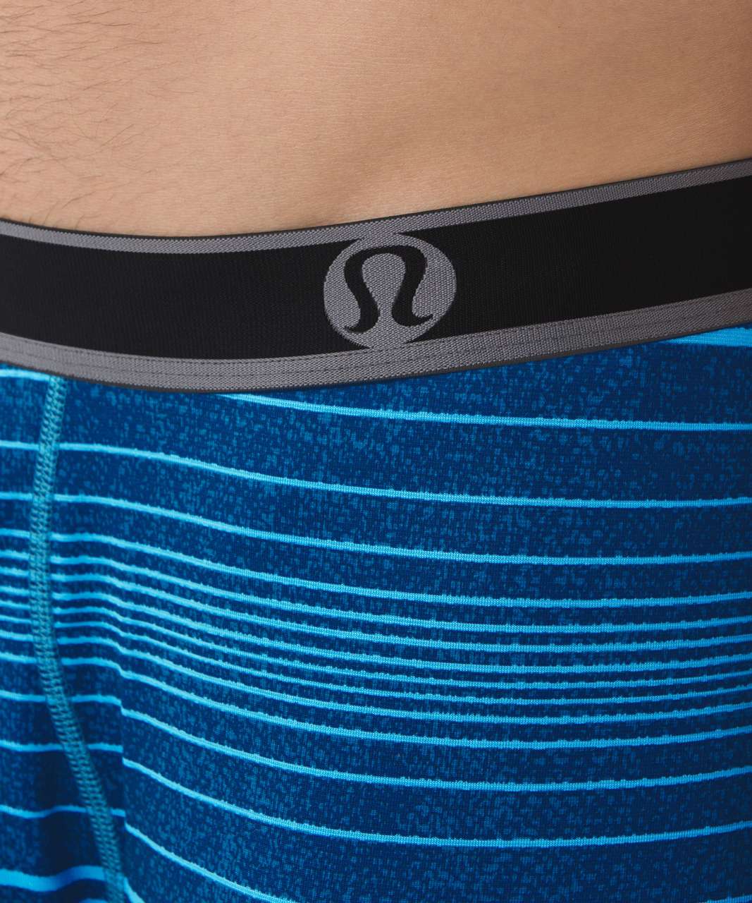 Lululemon No Boxer Boxer (The Long One) *7.5" - Trek Seymour Texture Cornflower Blue Depth