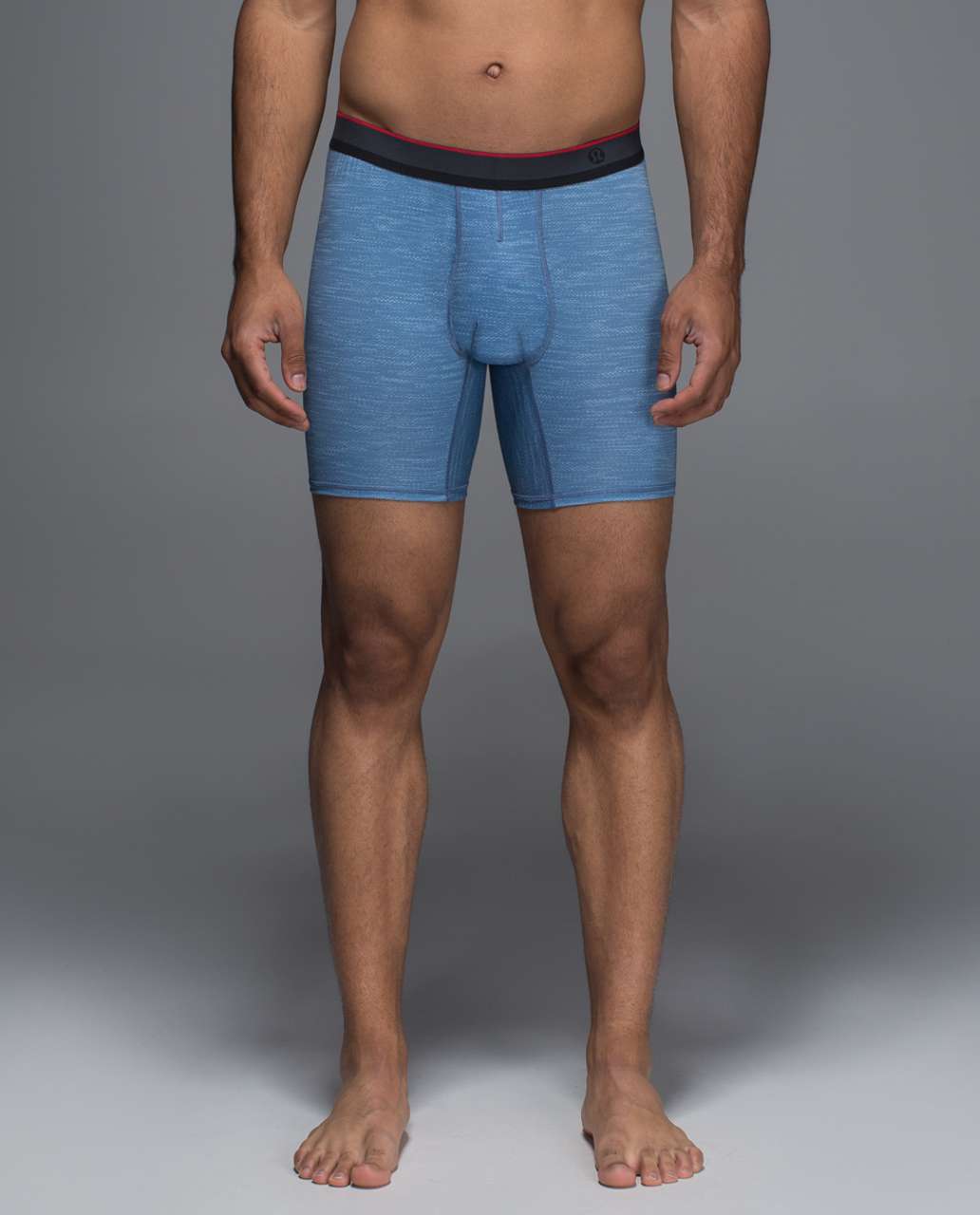 Lululemon No Boxer Boxer (The Long One) *7.5" - All Court Texture Moonglow Tempest Blue