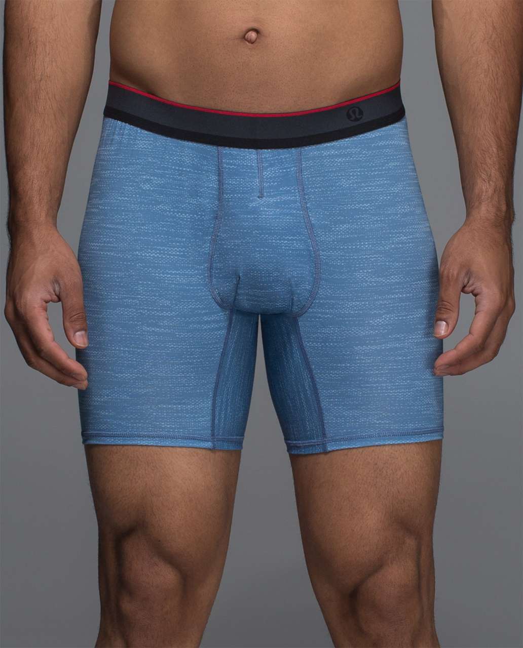 Lululemon No Boxer Boxer (The Long One) *7.5" - All Court Texture Moonglow Tempest Blue