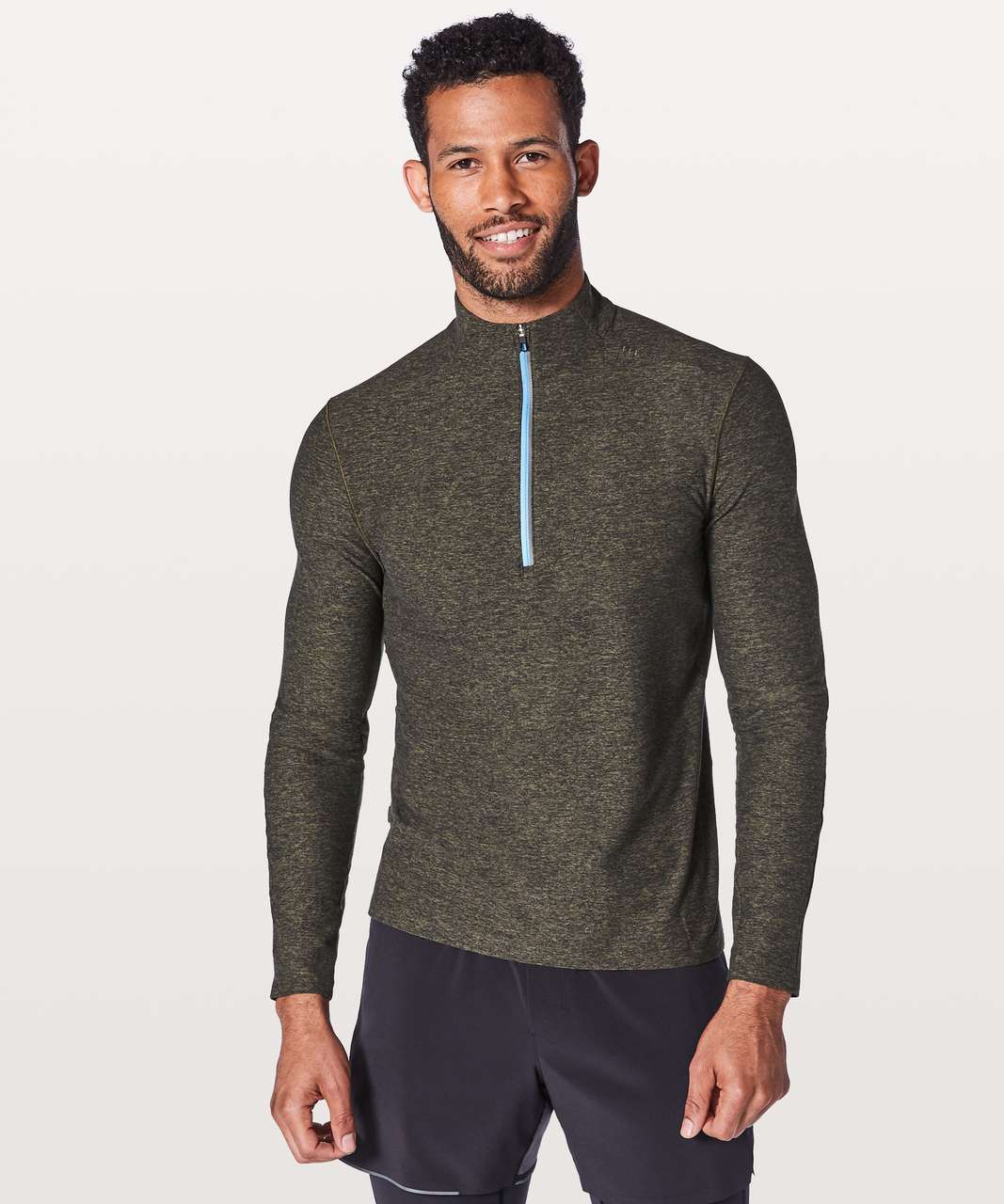 Lululemon Surge Half Zip - Black - lulu fanatics