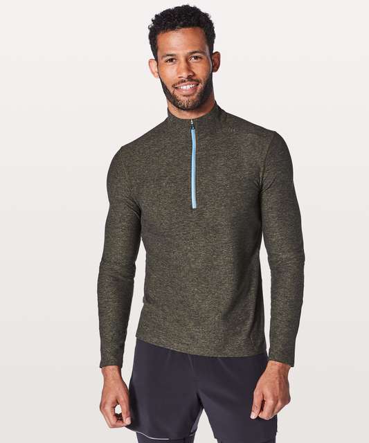 Surge warm half zip (L, Heathered Sea Salt) and Surge Jogger (M