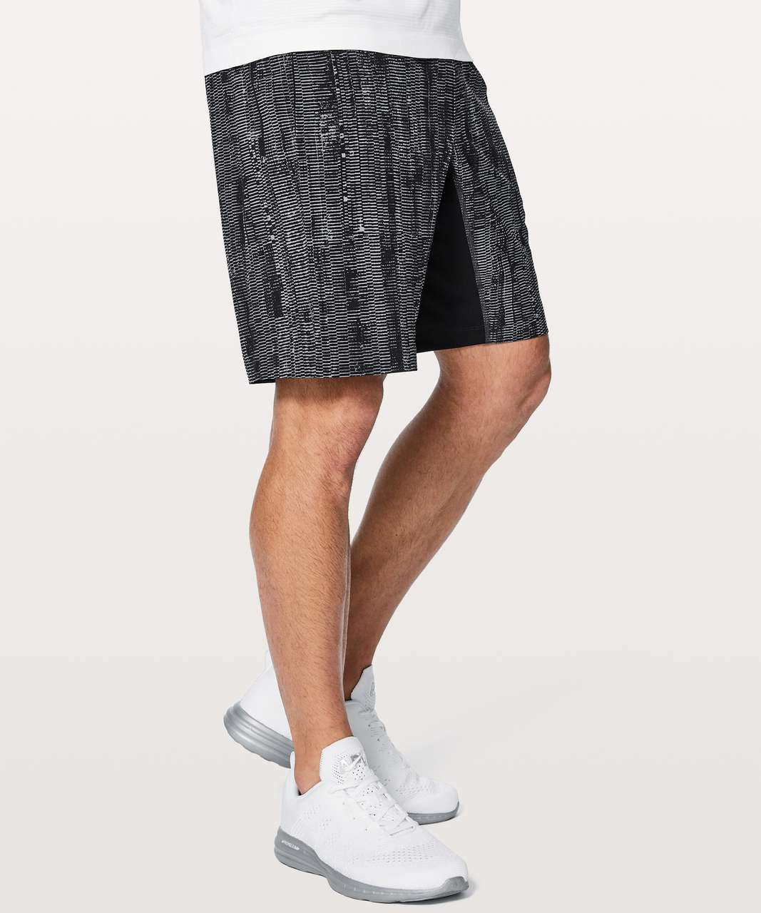 Lululemon T.H.E. Short 9 Linerless - Matchstick Asphalt Grey Black - lulu  fanatics