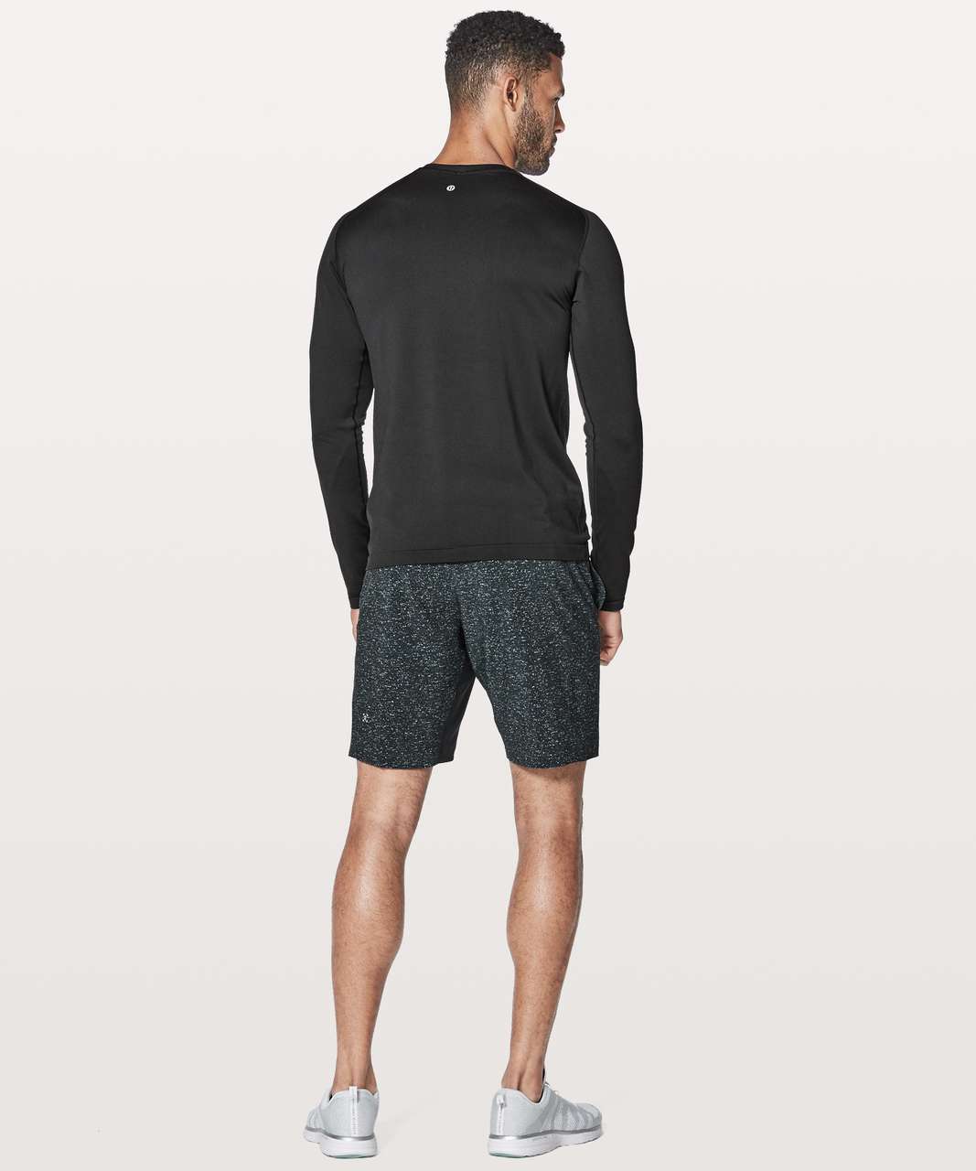 Lululemon T.H.E. Short  9" Linerless - Mix Match Asphalt Grey Black