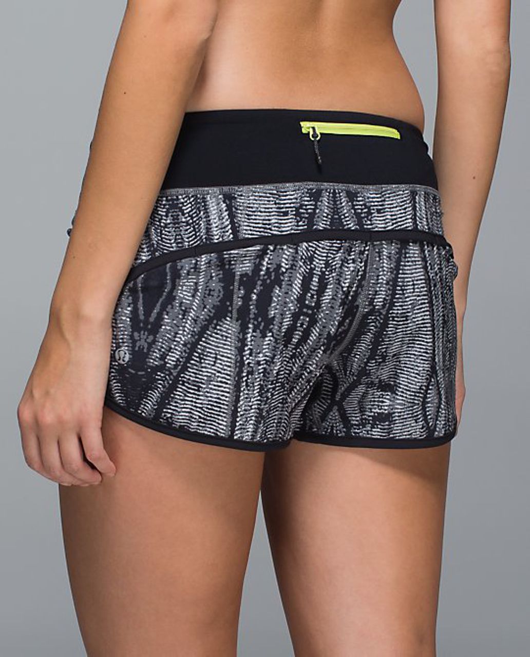 Lululemon Speed Short - Subtle Serpent Silver Spoon Slate