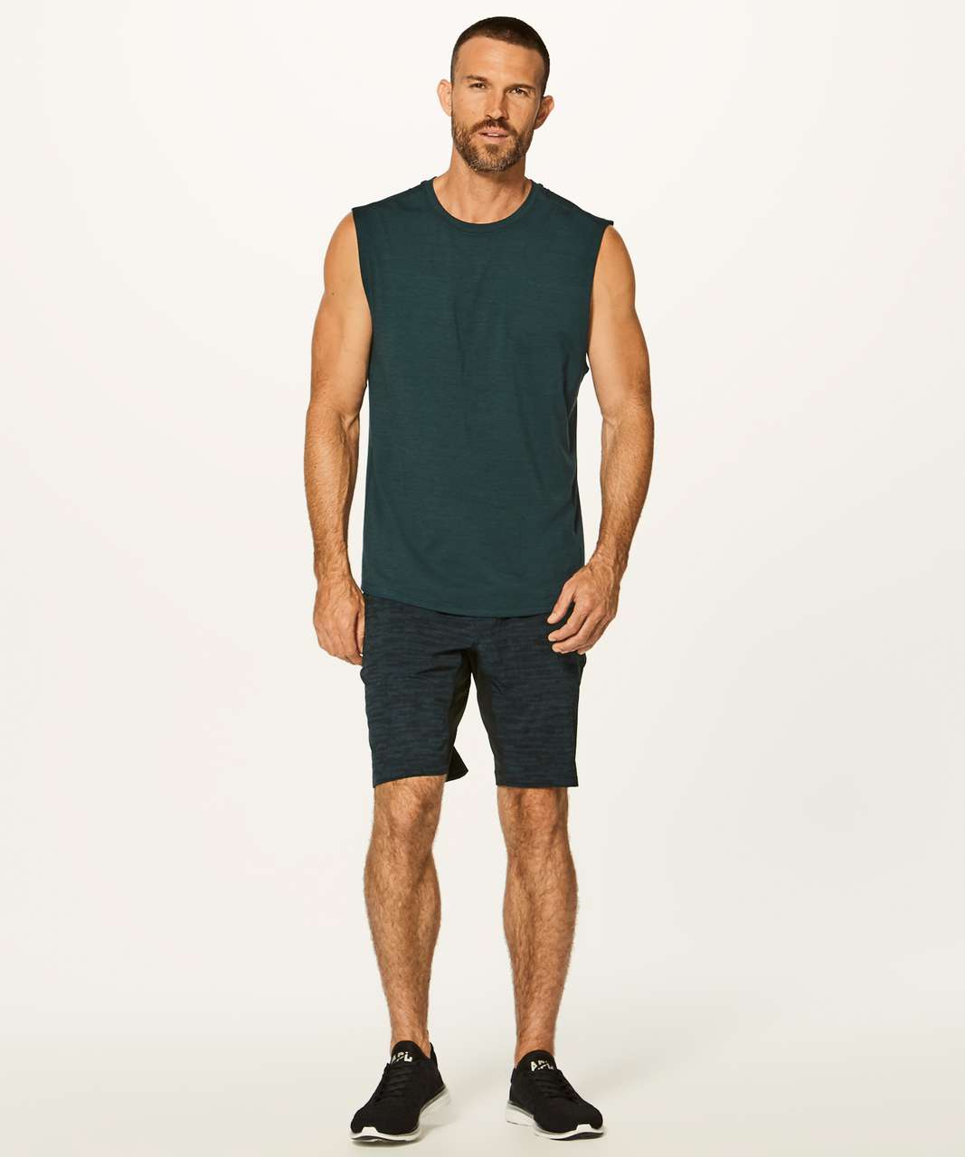 Lululemon T.H.E. Short 9 Linerless - Amplified Dark Emerald Black - lulu  fanatics