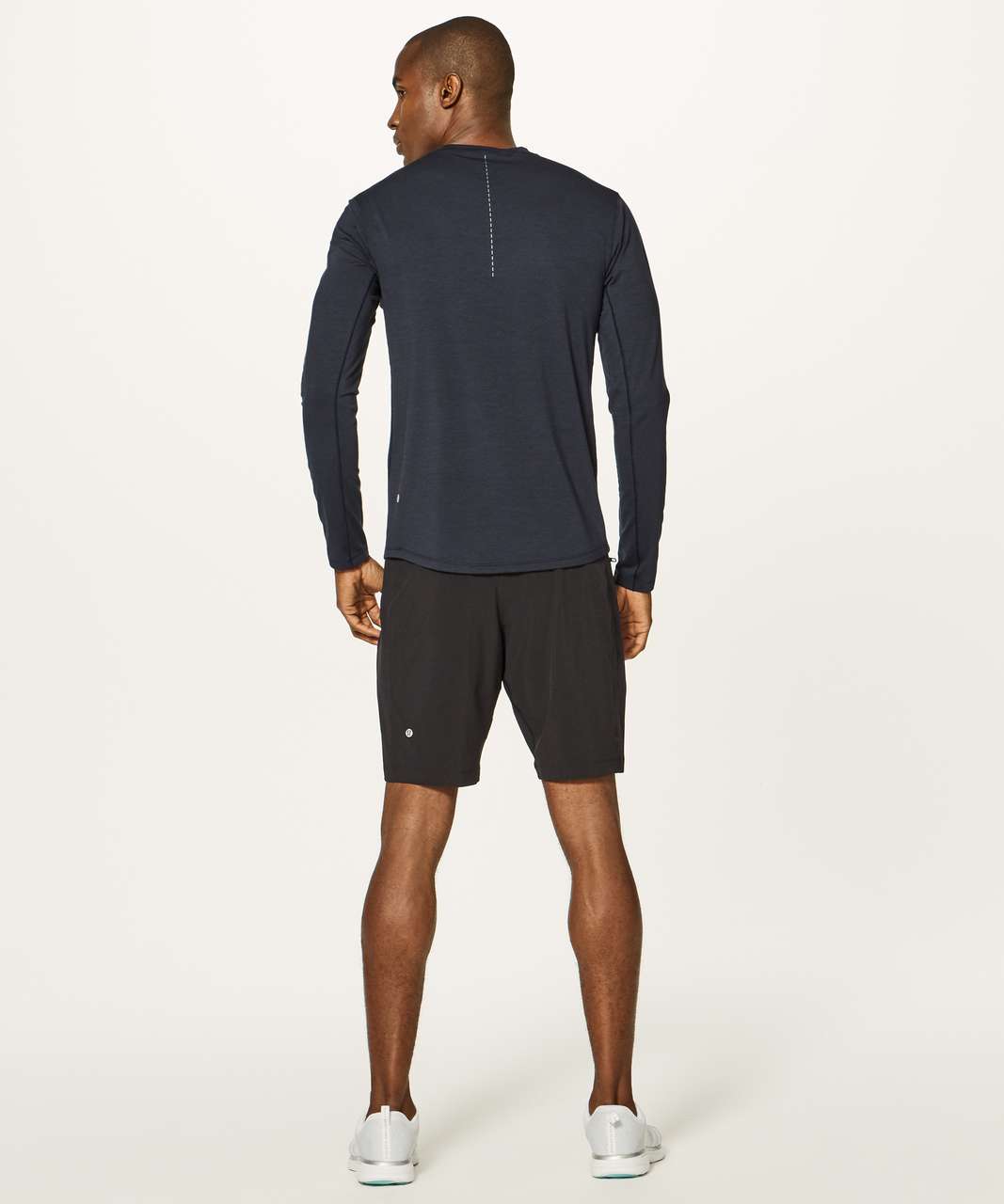 Lululemon The Short 9” Unlined Shorts Mens Heather Black Workout