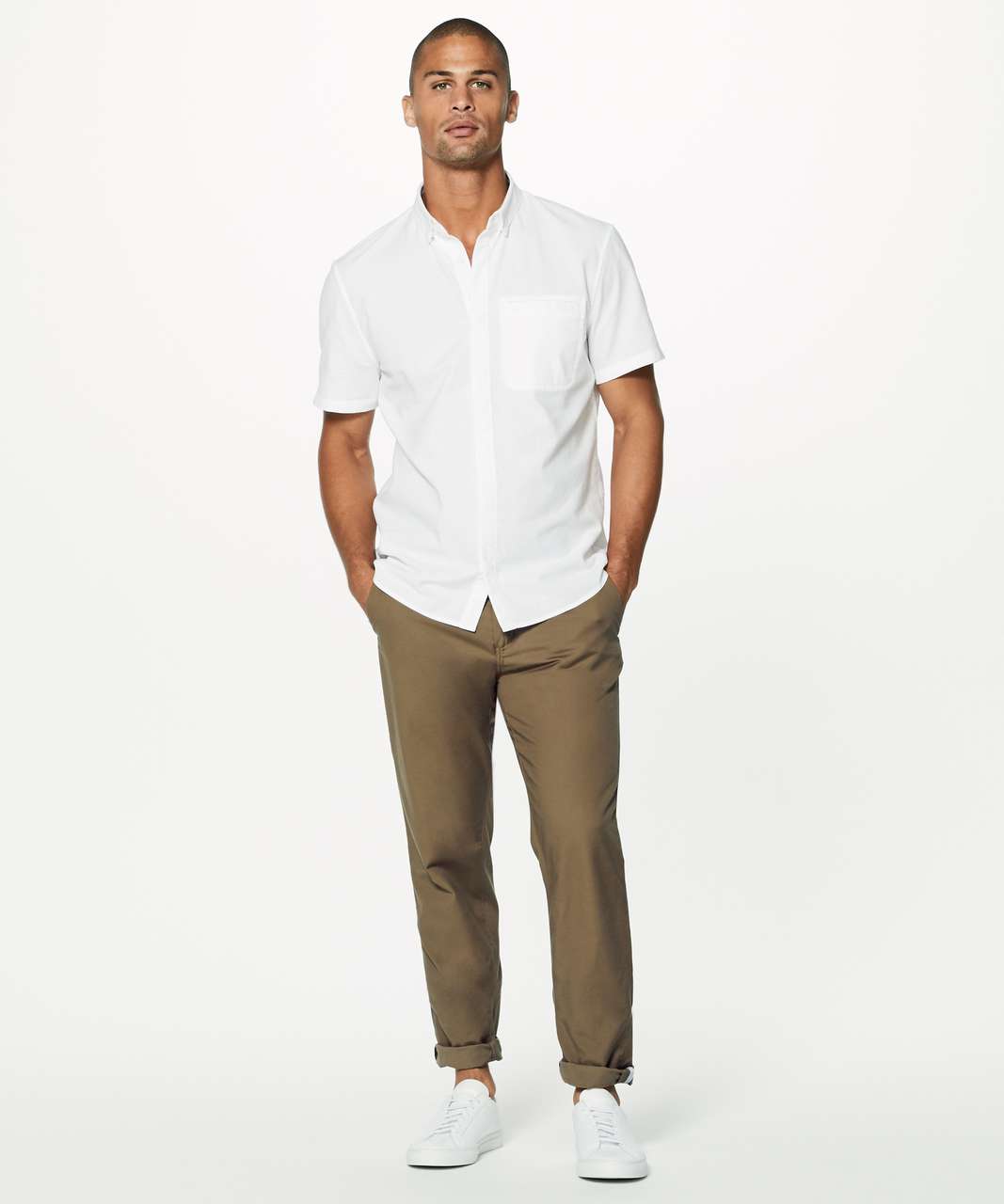 Lululemon Commission Pant Classic Qwick Chino Men's 34 Beige Khaki Straight  Leg - Simpson Advanced Chiropractic & Medical Center