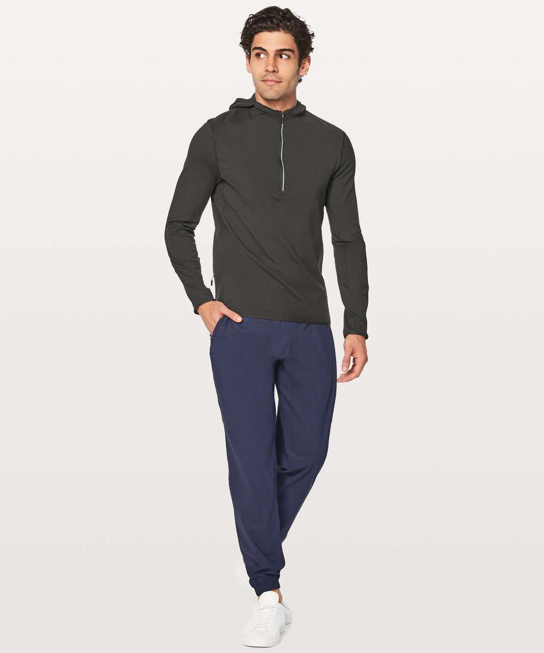 Lululemon hooded quarter zip