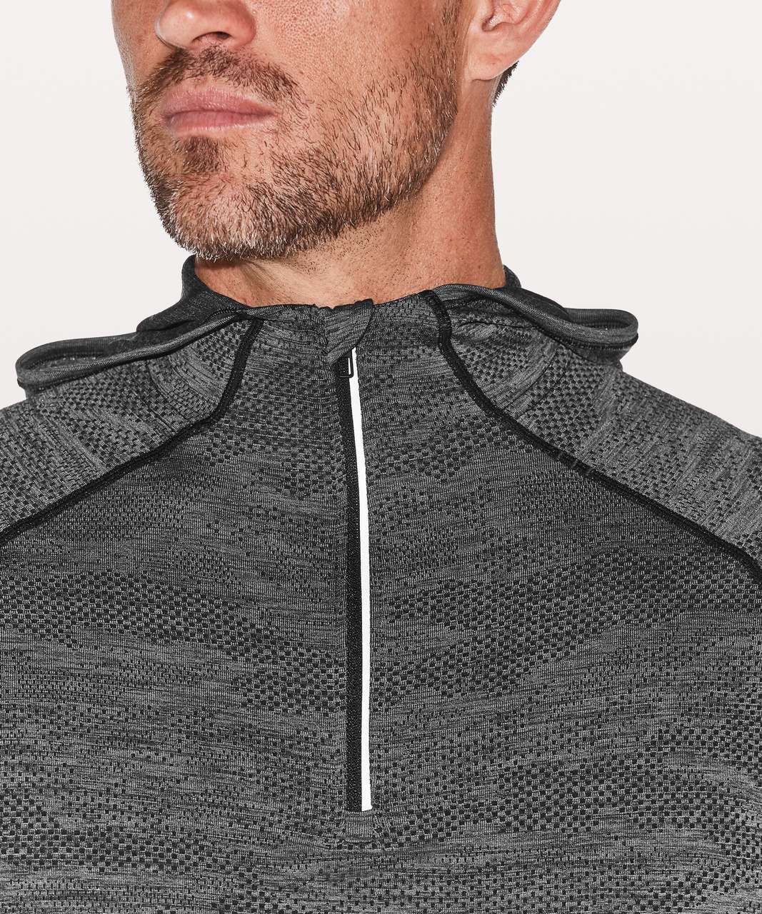 Lululemon Metal Vent Tech Hoodie - Black / Anchor